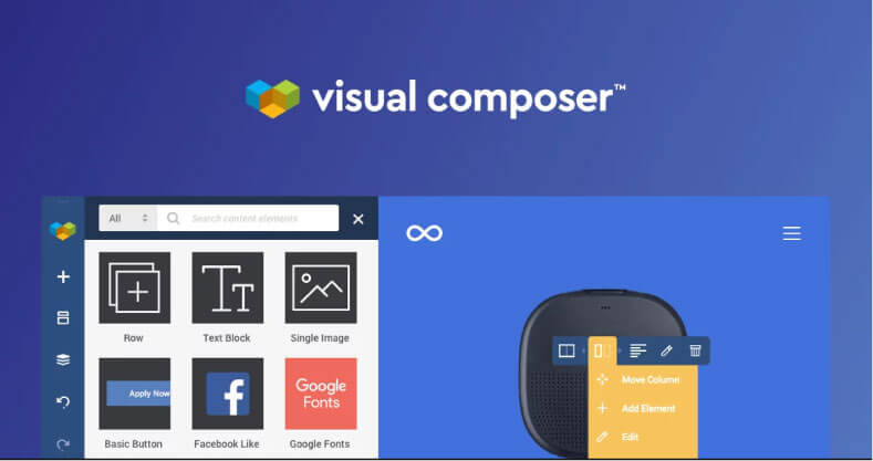 صفحه ساز visual composer