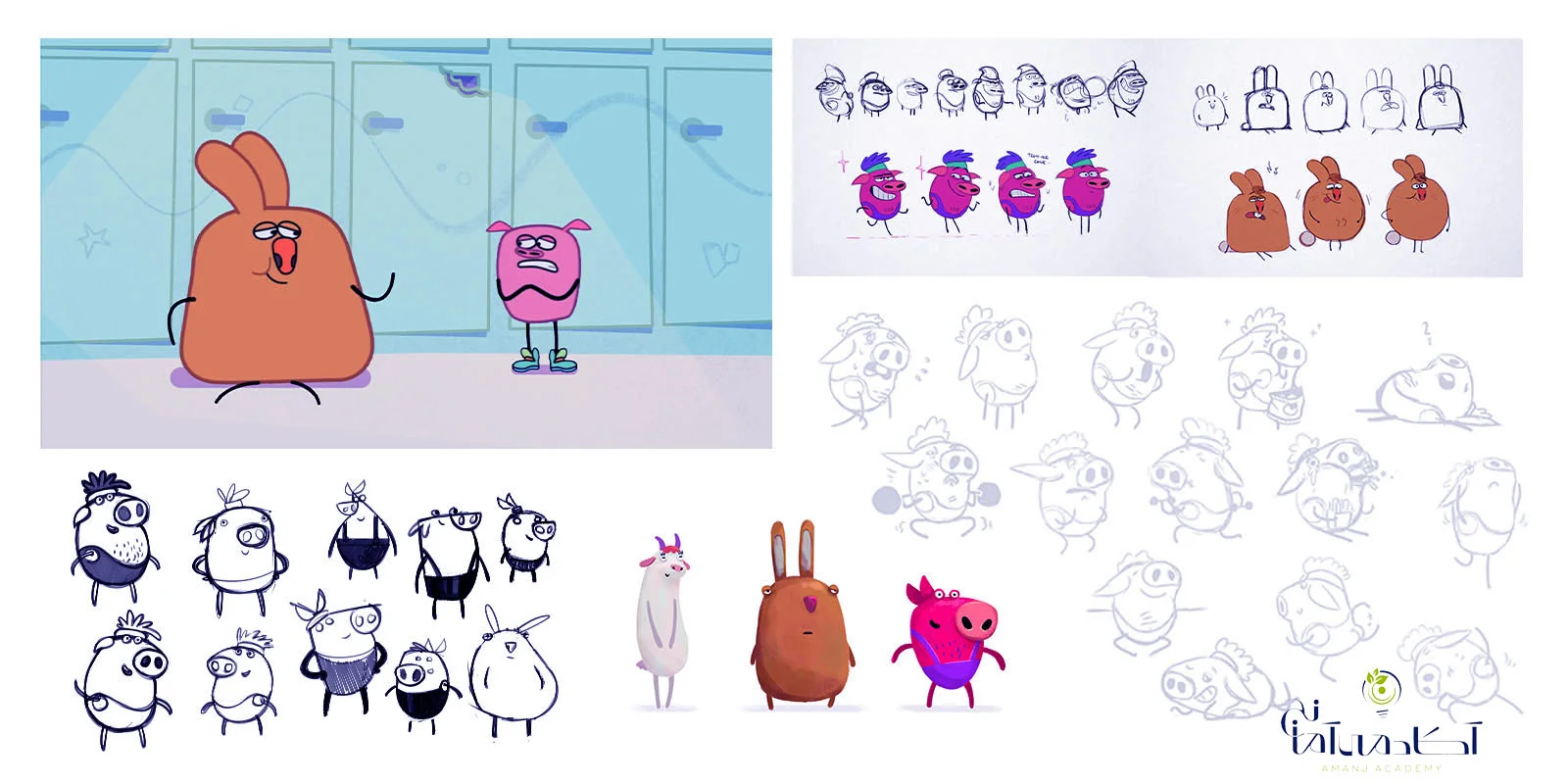 illustration different types 