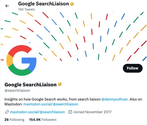 google searchliasion twitter account 
