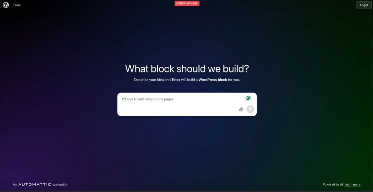 هوش مصنوعی تلکس Telex ai وردپرس